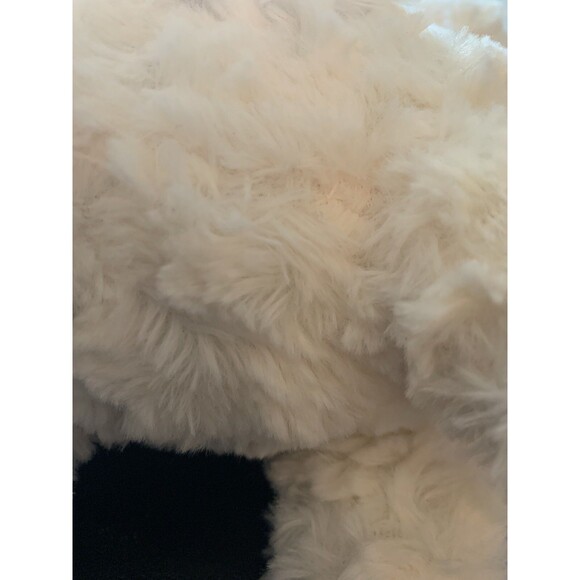 Kellytoy White Alpaca Llama Plush Stuffed Animal  Blanket Saddle Fringed READ - Picture 12 of 14